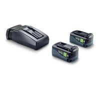 Festool 18v High Power Cordless 2 Battery 5ah and Charger Set 5ah