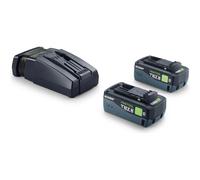 Festool 18v TBX Cordless 2 Battery 8ah and Charger Set 8ah