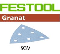 Festool 497390 V93 Granat Abrasive Sanding Discs 40 Grit Pack 50