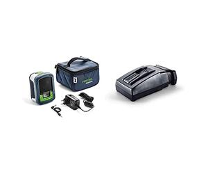 Festool 202112 Site radio BR10 DAB+ GB SYSROCK, 240 V, Multi-Colour & 201136 Rapid Charger TCL 6 GB, 240 V, Multi-Colour