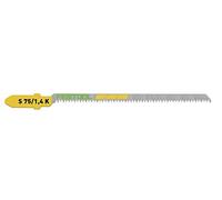 204267 Jigsaw Blade 5-Pieces, 1.4 mm Tooth Pitch, 75 mm Tooth Length