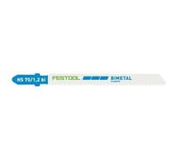 Festool 204270 Jigsaw Blade 5-Pieces, 1.2 mm Tooth Pitch, 75 mm Tooth Length