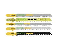 Festool 204275 25-Pieces Jigsaw Blade Set, 75 mm Tooth Length