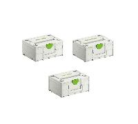 Festool 204842 Systainer SYS3 M187 Toolbox Pack of 3