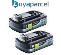 Festool 205034 HighPower Battery Pack BP 18 Li 4AH HPC-ASI Bluetooth LED X 2