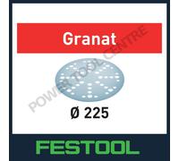 Festool 205657 225mm Planex Granat Abrasive Discs 120 Grit (Pack of 25)