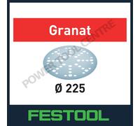 Festool 205667 Abrasive Sheet 225mm Granat Sanding Discs 120 Grit 5pcs LHS2225
