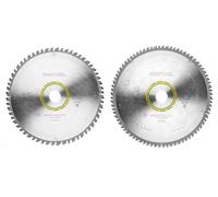 Festool 260mm 60 & 80 Tooth Wood Mitre Saw Blade KS 120 30mm Bore - 2 per Pack