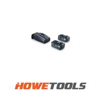Festool Tabless Battery & Charger Energy Set 18V 2 x TBX8 8.0ah Ba