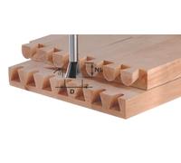 Festool 491164 Dovetail Bit, Carbide HW 14.3 mm Cutting Diameter