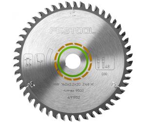 Festool 491592 TS55 Plunge Saw Wood Blade 160mm Fine Tooth 160x2.2x20w