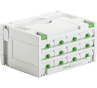 Festool 491986 Sys 3-SORT/12 Sortainer, White, 21.5 cm*39.5 cm*29.5 cm