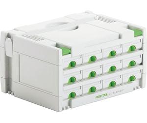 Festool 491986 Sys 3-SORT/12 Sortainer, White, 21.5 cm*39.5 cm*29.5 cm