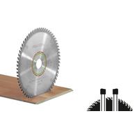 Festool 494606 Special Saw Blade 260x2,5x30 WZ/FA64, Silver | 64 teeth, bore diameter 30 mm, chip angle -5°, tooth shape WZ/FA - for chop saws and table saws
