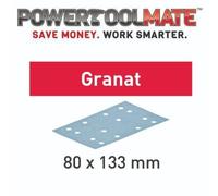 Festool 497120 Granat Abrasive Sheet Sanding STF 80x133 - Box of 100 Grit 120