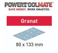 Festool 497121 StickFix Granat Abrasive Sheet 80 x 133mm 150 Grit Box Of 100