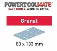 Festool 497124 Granat Abrasive Sanding Sheet STF 80x133 Grit 240 Box of 100