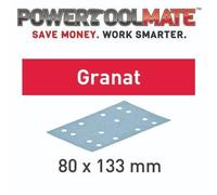 Festool 497125 Granat Abrasive Sanding Sheet STF 80x133 - Box of 100 Grit 320