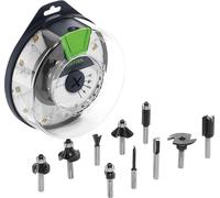 Festool 498979 10 Piece Router Bit Set Box-OF HW S8 Mix