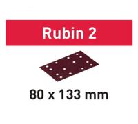 Festool 499052 80 x 133 Rubin Abrasive Wood Sanding Discs 180 Grit Box