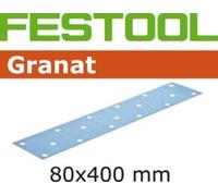 Festool 50x Garnet 80x400 MM Sanding Paper Hook P40 - P320 for E.g. Lrs 400