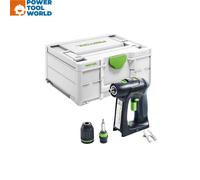 Festool 576434 C 18-Basic 18v Cordless Brushless Drill Body Only In Carry Case