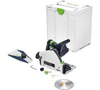 Festool 576712 Cordless Plunge-Cut Saw TSC 55 KEB-Basic | 160 mm blade, 0-55 mm cutting depth, kickback stop, EC-TEC motor, in Systainer SYS3 M 437