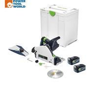 Festool TSC 55 KEB Basic Cordless plunge Saw 577025 + 2 x 5.0ah batts