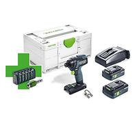 Festool 577201 Cordless Impact Driver TID 18 4,0 I-Plus Promo 21 Black