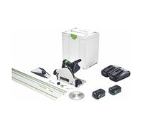 FESTOOL - 577391 - Festool TSC 55 5.0 KEBI-Plus/XL-FS Cordless Plunge Saw | 2 x 18 V / 5.0 Ah, KickbackStop, EC-TEC motor, saw blade, Systainer SYS3 M 437