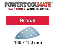 Festool 577543 Sanding Disc Granat STF DELTA/9 GR/50 - Pack of 50 - 60G