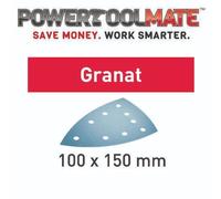 Festool 577548 Sanding Disc Granat STF DELTA/9 GR/100 - Pack of 100 - 180G