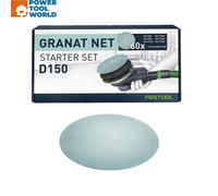 Festool 578667 Granat Net D150 GR NET 150mm Sanding Starter Set x60 Pcs