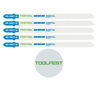 FESTOOL ACCESSORY 204272 Jigsaw blade HS 105/1 BI/5 pack of 5