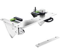 Festool Adapter Plate, 254 mm Length x 420 mm Width | Additional roller for edging buckets - swivel range 0-47 degrees - table mounting for large workpieces - 254 x 420 mm