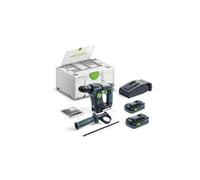 Festool BHC18 HPC 4,0 I-Plus 18v Cordless Sds Hammer Drill Kit 2 x 4.0