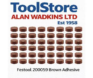 Festool Brown Adhesive Glue Edge Bander Adhesive Glue 48 Pucks 200059