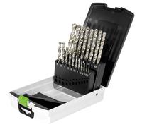 Festool Caja de brocas HSS, brocas de Acero HSS D 1-10 Sort/19