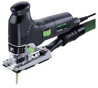 Festool Caladora de péndulo PS 300 EQ-Plus Trion | Pendulum Jigsaw with Jigsaw Blade Set, Shatter Protection & Systainer SYS3 M 137-720 W, 120 mm Cutting Depth Wood