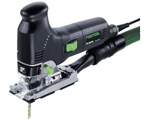 Festool Caladora de péndulo PS 300 EQ-Plus Trion | Pendulum Jigsaw with Jigsaw Blade Set, Shatter Protection & Systainer SYS3 M 137-720 W, 120 mm Cutting Depth Wood