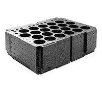 Festool cartridge inlay TZE-KT SYS3 M | Genuine Festool foam insert for Systainer³ M 337/437 - keeps cartridges and accessories securely organized