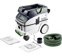 Festool CLEANTEC CTM 26 EI AC Mobile Dust Extractor 230 V | M-Class dust extractor with AUTOCLEAN filter, Bluetooth auto-start, touch control & T-LOC Systainer compatibility