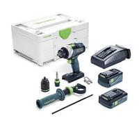 Festool Cordless Drill TDC 18/4 5,0/4,0 I-Plus QUADRIVE