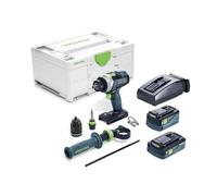 Festool Cordless Impact Drill Driver QUADRIVE TPC 18/4 5.0/4.0 I-Plus - 577651