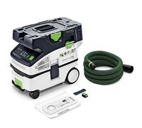 Festool Cordless Mobile dust Extractor CTLC MINI I-Basic CLEANTEC | Compact mobile vacuum for cordless tools - Bluetooth autostart, wet & dry extraction, lightweight design