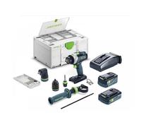 Festool Cordless Percussion Drill TPC 18/4 5,0/4,0 I-Set QUADRIVE