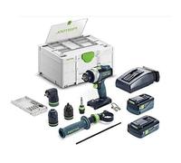 Festool Cordless Percussion Drill TPC 18/4 5,0/4,0 I-Set/XL QUADRIVE