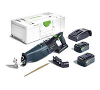 Festool RSC18 5,0 EB Plus 18v Cordless Reciprocating Saw 2 x 5.0ah Bat