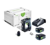 Festool CXS 12 2,5-Plus 12V Brushless Drill Driver Kit 2 x 2.5Ah Battery -576866