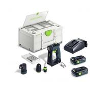 Festool CXS18 18v Cordless Drill Set 2 x 4.0 TBX4 Batteries + Charger